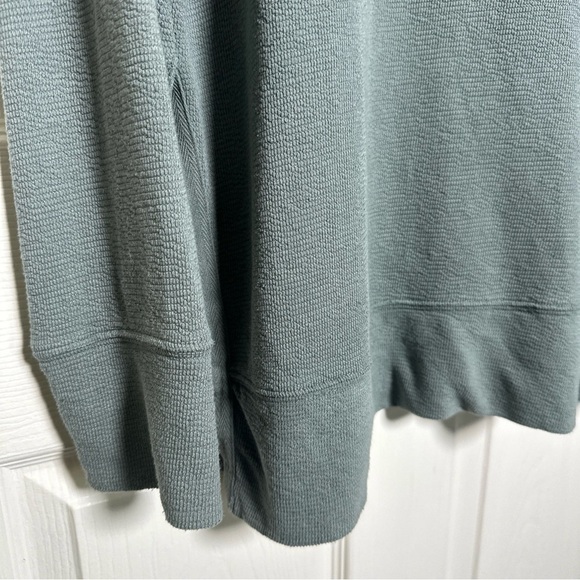 Aerie Women’s Small Vacay Everyday Oversized Sweatshirt Green Slouchy Beachy - Picture 11 of 16